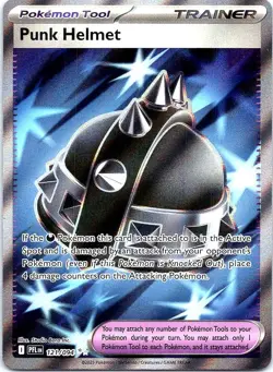 Punk Helmet 121/094 Ultra Rare Phantasmal Flames Pokemon Holo Near Mint - Image 1