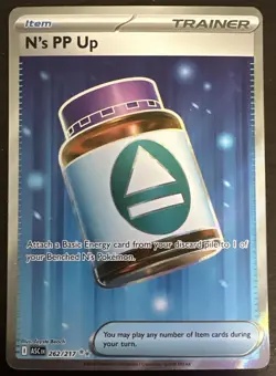 2026 Pokemon Ascended Heroes N's PP Up #262/217 Ultra Rare - Image 1
