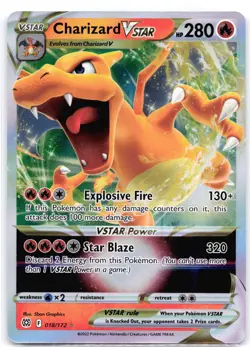 Charizard VSTAR 018/172 Holo Brilliant Stars - Image 1