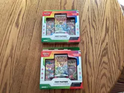 Pokemon First Partner Illustration Collection Series 1 Boxes Lot Of 2 - Image 1
