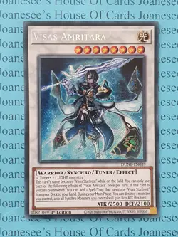 Visas Amritara DUNE-EN039 Secret Rare Yu-Gi-Oh Card 1st Edition New - Image 1