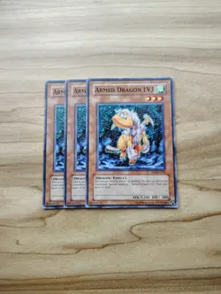 Yu-Gi-Oh! - Armed Dragon LV3 3X - Full Playset - Image 1