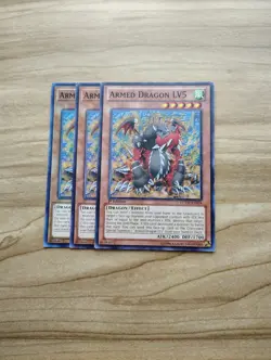 Yu-Gi-Oh! - Armed Dragon LV5 3X - Full Playset - Image 1