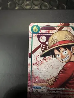 Monkey D Luffy OP13-118 SEC RED Alt Art One Piece Carrying On His Will English - Image 3