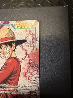 Monkey D Luffy OP13-118 SEC RED Alt Art One Piece Carrying On His Will English - Image 4
