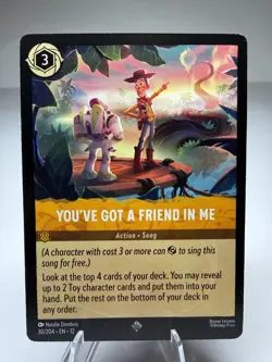 You’ve Got A Friend In Me 30/204 Super Rare Disney Lorcana Wilds Unknown - Image 1