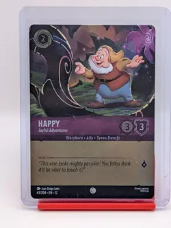 Happy - Joyful Adventurer [Foil] #43 Lorcana Wilds Unknown - Image 1