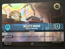 Disney Lorcana - Enchanted - Belle's House, Maurice's Workshop - Set 3 - 219/204 - Image 1