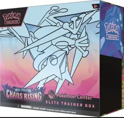 Presale Chaos Rising Pokemon Center ETB Elite Trainer Box PRESALE CONFIRMED - Image 1
