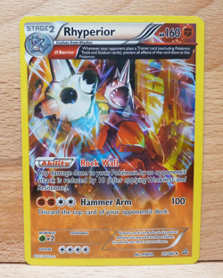 Rhyperior (Omega) 77/160 XY - Primal Clash Holo Rare Pokemon TCG MP - Image 1