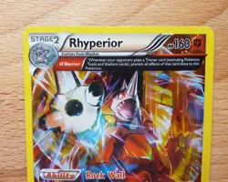 Rhyperior (Omega) 77/160 XY - Primal Clash Holo Rare Pokemon TCG MP - Image 2
