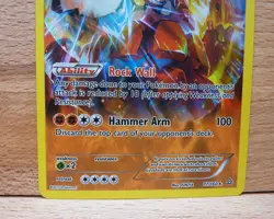 Rhyperior (Omega) 77/160 XY - Primal Clash Holo Rare Pokemon TCG MP - Image 3