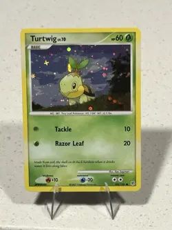 Turtwig - Cosmos Holofoil 103/130 Pokemon Diamond and Pearl (NM/LP) - Image 1