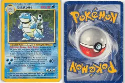 Blastoise 2/130 Holo Rare Base Set 2 Pokemon DMG Sugimori - Image 3