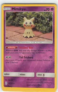 Mimikyu 97/236 Rare Cosmic Eclipse Pokemon LP Morii - Image 1
