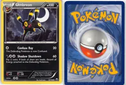 Umbreon 61/108 Uncommon Dark Explorers Pokemon LP Saitou - Image 3