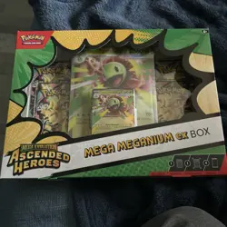 Pokemon Mega Evolution Ascended Heroes - Mega Meganium Ex Box New And Sealed - Image 1