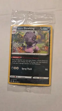 Pokemon SEALED Promo Galarian Slowking 098/198 - Image 1