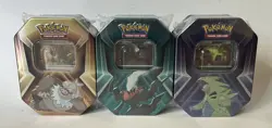 NEW Pokemon Lot of 13 items Pokemon Tins Knockout PokeBall Booster Packs Mega - Image 4