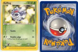Koffing 54/109 Common Ruby & Sapphire Pokemon LP Nishida - Image 3