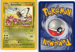 Butterfree 34/130 Uncommon Base Set 2 Pokemon LP Himeno - Image 3