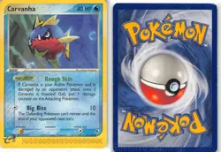 Carvanha 51/109 Common Ruby & Sapphire Pokemon LP Kusajima - Image 3