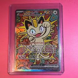 Pokemon TCG Perfect Order #121/088 Meowth ex Special Illustration Rare - Image 1