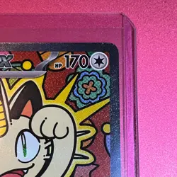 Pokemon TCG Perfect Order #121/088 Meowth ex Special Illustration Rare - Image 3