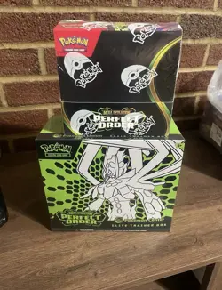 Pokemon Center Mega Evolution Perfect Order Elite Trainer Box and booster box - Image 1