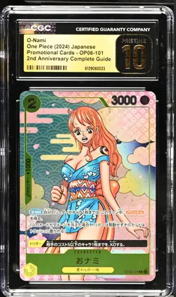 O-Nami #OP06-101 Japanese 2024 One Piece Promotional Cards CGC 10 - Image 1