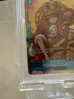 2024 One Piece EN Convention Exclusive Foil #043 Monkey D. Luffy PSA 10 GEM MINT - Image 4