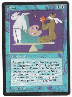 ►Magic-Style◄ MTG - Stasis - French Revised FBB - EX - Image 1