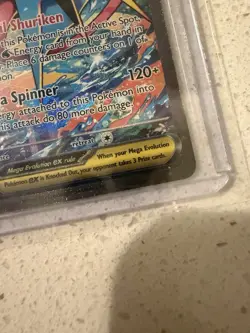 Mega Greninja ex 116/086 Chaos Rising Hyper Rare Full Art Pokemon Card NM - Image 5