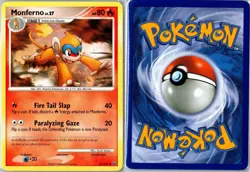 Pokemon Card - Monferno 56/127 Platinum Uncommon Moderately Played - Image 3