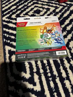 Pokemon TCG First Partner Illustration Collection Series 1 3 Pack 9 Promo Cards - Image 2
