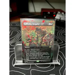 MTG Magic The Gathering INR Innistrad Remastered Borderless Collective Brutality - Image 1