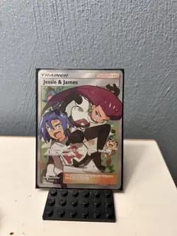 Pokemon TCG Hidden Fates Trainer Jesse and James Ultra Rare Full Art Card 68/68 - Image 1