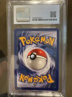 1999 Pokemon TCG Fossil Hitmonlee Holo 1st Edition CGC 9 7/62 Card Stock - Image 2