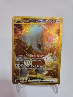 Pokemon Card Bloodmoon Ursaluna ex 222/167 Hyper Rare Twilight Masquerade NM - Image 1