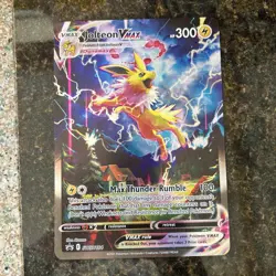 JUMBO Jolteon VMAX Card Alt Art SWSH184 Pokemon Premium Collection - Image 1