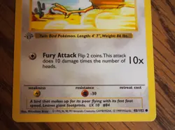 Pokemon 1999 1st Edition Shadowless Base Doduo common card - Image 3