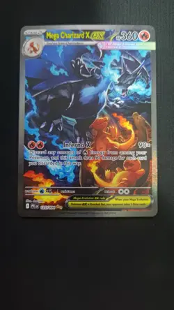 Mega Charizard X EX 125/094 SIR Phantasmal Flames Pokemon Card Card 5 - Image 2