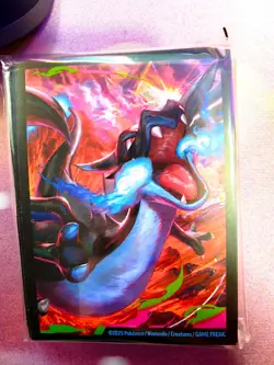 Pokemon TCG Mega Charizard x UPC Card Sleeves Brand New Sealed - Image 1