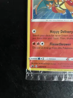 Pokemon TCG Special Delivery Charizard SWSH075 Black Star Promo Holo Card Sealed - Image 5
