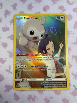 Lost Origin Castform TG11/TG30 Pokemon Trainer Gallery Card Holo Rare - MINT - Image 1