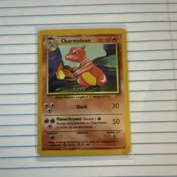 Charmeleon Pokemon Card - First Gen - 24/102 (Base set: Unlimited Edition) - Image 1