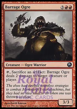 Barrage Ogre 4x FOIL SOM MTG Scars of Mirrodin Uncommon MINT red - Image 1
