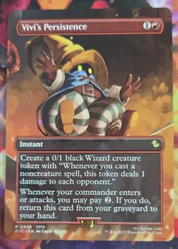 Vivi's Persistence (Borderless) Commander: Final Fantasy Regular NM - Image 1