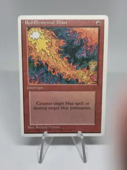 Magic The Gathering - Red Elemental Blast x4 Fourth Edition Full Playset! - Image 5