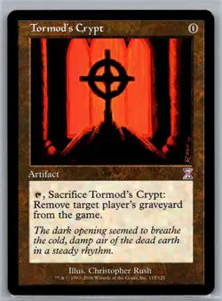 Magic the Gathering MTG Tormod's Crypt Time Spiral Timeshifted NM Near Mint - Image 1